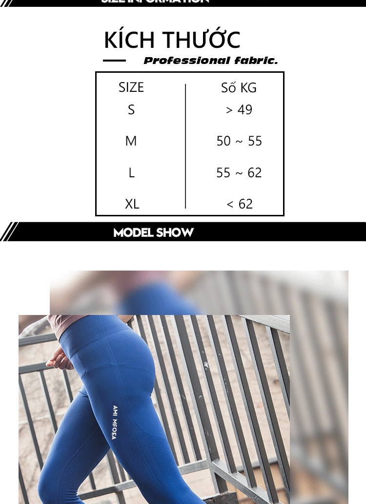 Mô tả Quần Legging Nữ Bảo Hành 12 Tháng Quần Tập Gym Tập Yoga Chất Vải Dệt Thoáng Mát Co Giãn 4 Chiều Cleacco QLN Boro Sport - 4
