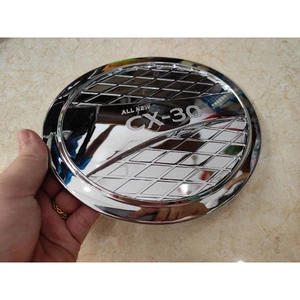 Ốp năp bình xăng xe Mazda CX30 CX-30 2020 - 2022, 2023, 2024, 2025 Mạ Crom cao cấp, sáng bóng