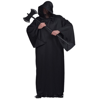 Halloween cậu bé trang phục Ghost cosplay áo choàng cha con kinh dị thần chết trang phục trẻ em bên người lớn lễ hội sân khấu Warlock Fancy Dress