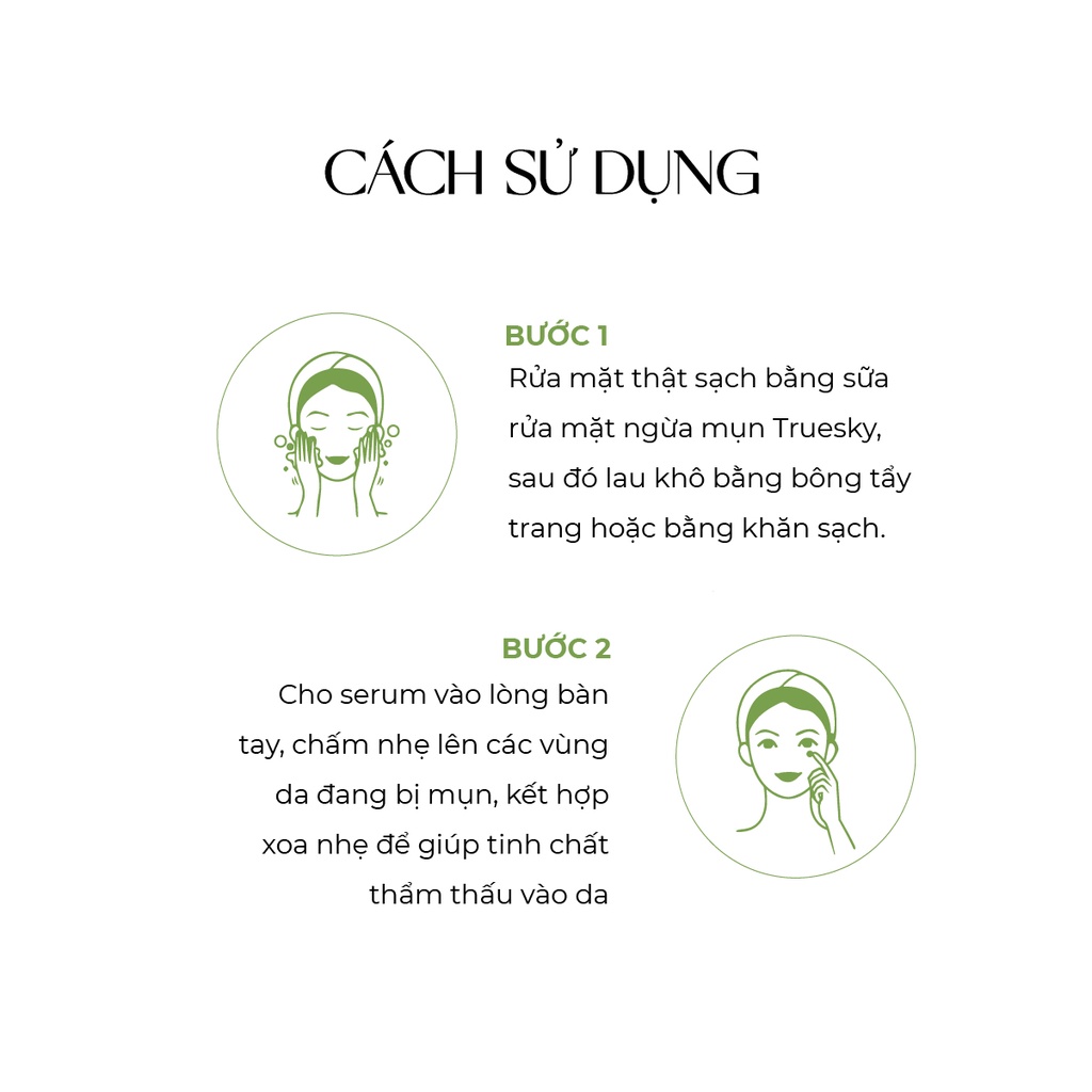 Ảnh Tinh chất chấm mụn Truesky Tea Tree Oil chiết xuất tràm trà 10ml 4