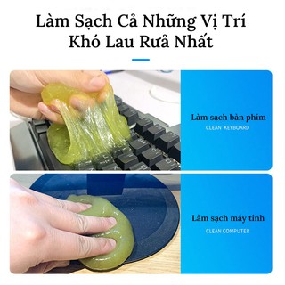 Miếng Bùn Dẻo, Gel Silicon Vệ Sinh Nội Thất Ô Tô, Điện Thoại, Máy Tính,...Nhanh - Tiên Lợi