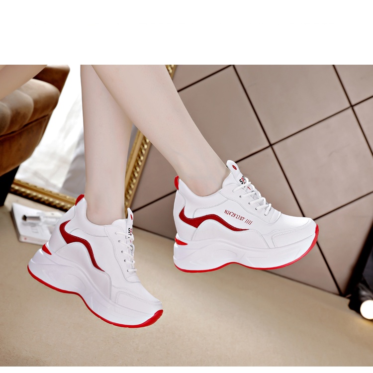 Giày thể thao nữ, giày độn đế nữ, cao 8.5cm, FORM NHỎ ĐẶT TĂNG 1 SIZE, dễ vệ sinh khi bẩn