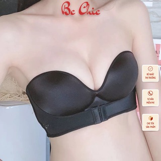 Áo Lót Nữ , Áo Lót Đúc Su không gọng chống tuột mặc hở vai nâng ngực tạo khe siêu sexy mã Áo 02 BC_CHIC LINGERIE