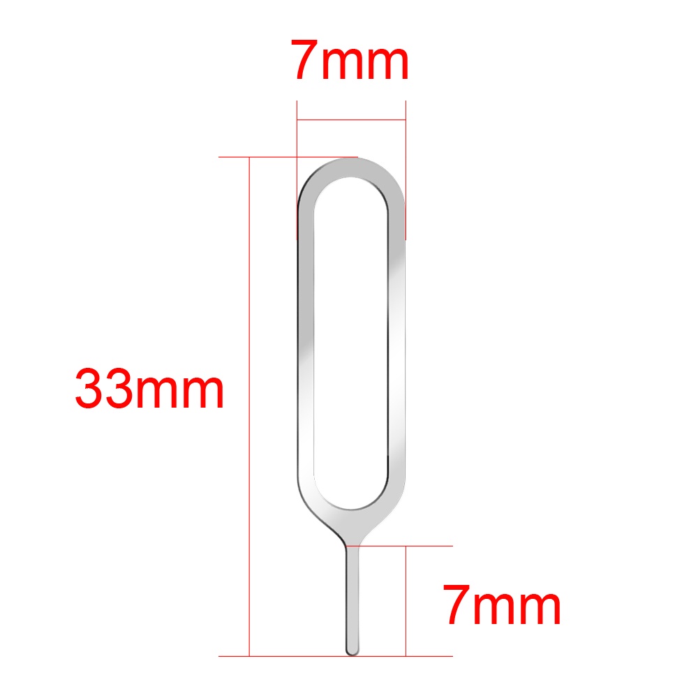 E-Kinlin 10 Cái / lốc Điện Thoại Thông Minh Sim Khay Đựng Thẻ Pin Loại Bỏ Đẩy Bỏ Bỏ Kim Dụng Cụ Mở Cho iPhone Android Điện Thoại