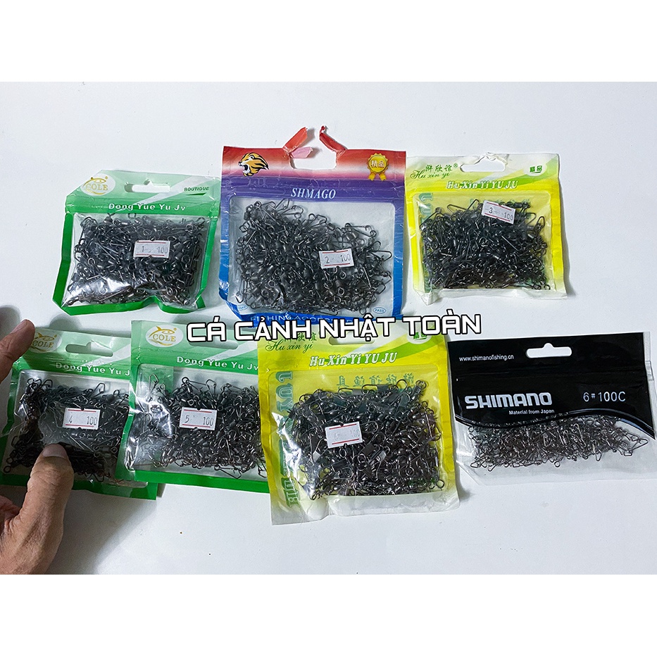 (3 CÁI) KHOÁ LINK CÂU CÁ CHỐNG XOẮN PK1 (LOẠI TỐT)