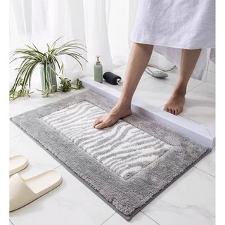 [H] Thảm chùi chân nhà tắm ZEHO cao cấp mềm mịn, siêu thấm, đế cao su non chống trơn trượt