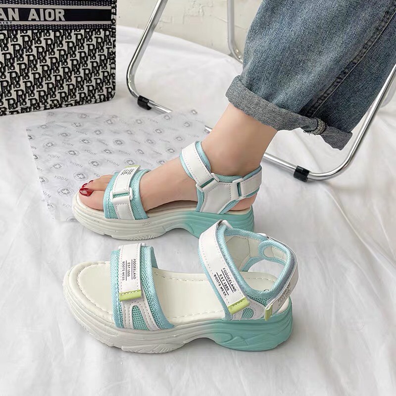 Giày Sandal Nữ , Dép Quai Hậu Đi Học Êm Chân Đế Độn 4Cm Cực Đẹp | Shopee  Việt Nam