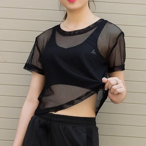 Áo thể thao Gladimax Croptop Lưới thời trang & phong cách kết hợp với Bra tập aerobic, gym,...