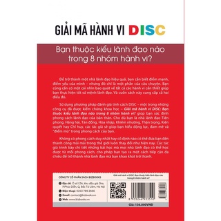 Sách - Giải Mã Hành Vi DISC: Bạn Thuộc Kiểu Lãnh Đạo Nào Trong 8 Nhóm Hành Vi? (Kèm Audio)