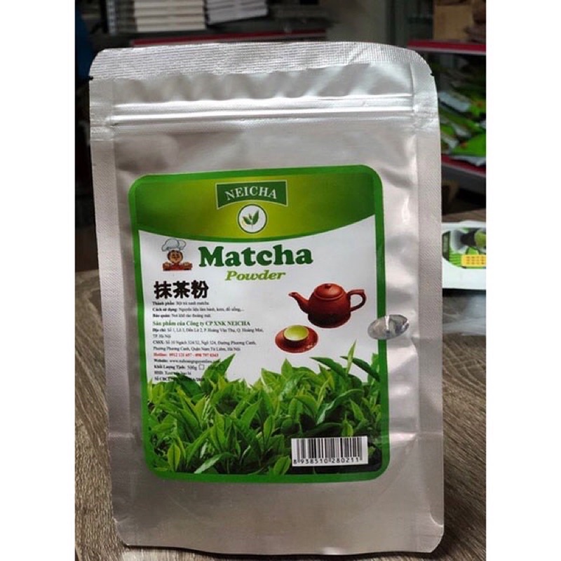 Bột matcha mũ trắng Đài Loan | Bột matcha nguyên chất Đài Loan Neicha ...