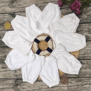 Quần dài trắng thun Cotton siêu mát cho bé (sơ sinh-82Kg) - [Chất đẹp]