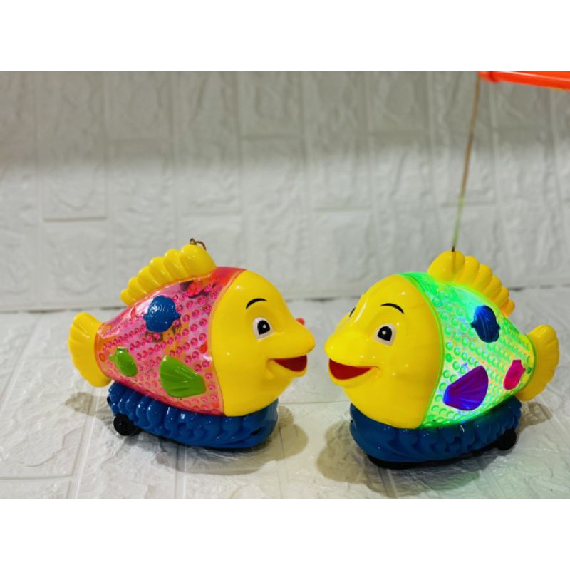 Đồ chơi chú cá Nemo chạy pin có nhạc và đèn cho bé