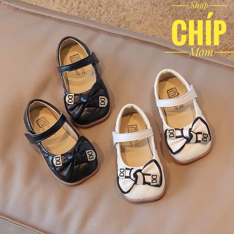 giày búp bê bé gái gày bệt cho bé đi học, đi chơi da mềm MG baby  nơ xinh xắn thời trnag thu đông siêu nhẹ QCCC V207