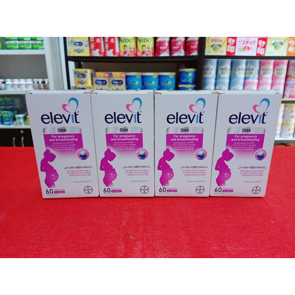 Viên uống Elevit DHA for Pregnancy and Breastfeeding của Úc 60 viên ...