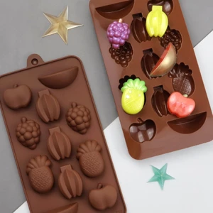 Cc 3D Hình Bánh Ngọt Nướng Bánh Sô Cô La Khuôn Làm Bánh Kẹo Sô Cô La Bánh Jello Sugar