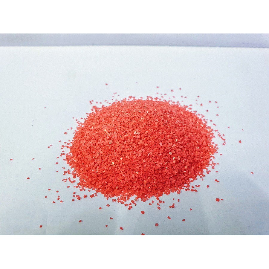 1KG CÁT THẠCH ANH ĐỎ TRANG TRÍ HỒ CÁ NON BỘ