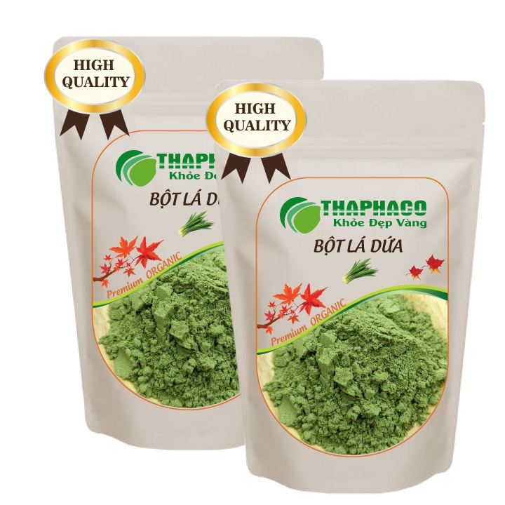 [HCM] Bột Lá Dứa 100g Sấy Lạnh Xanh Uống Làm Đẹp Dưỡng Da THAPHACO