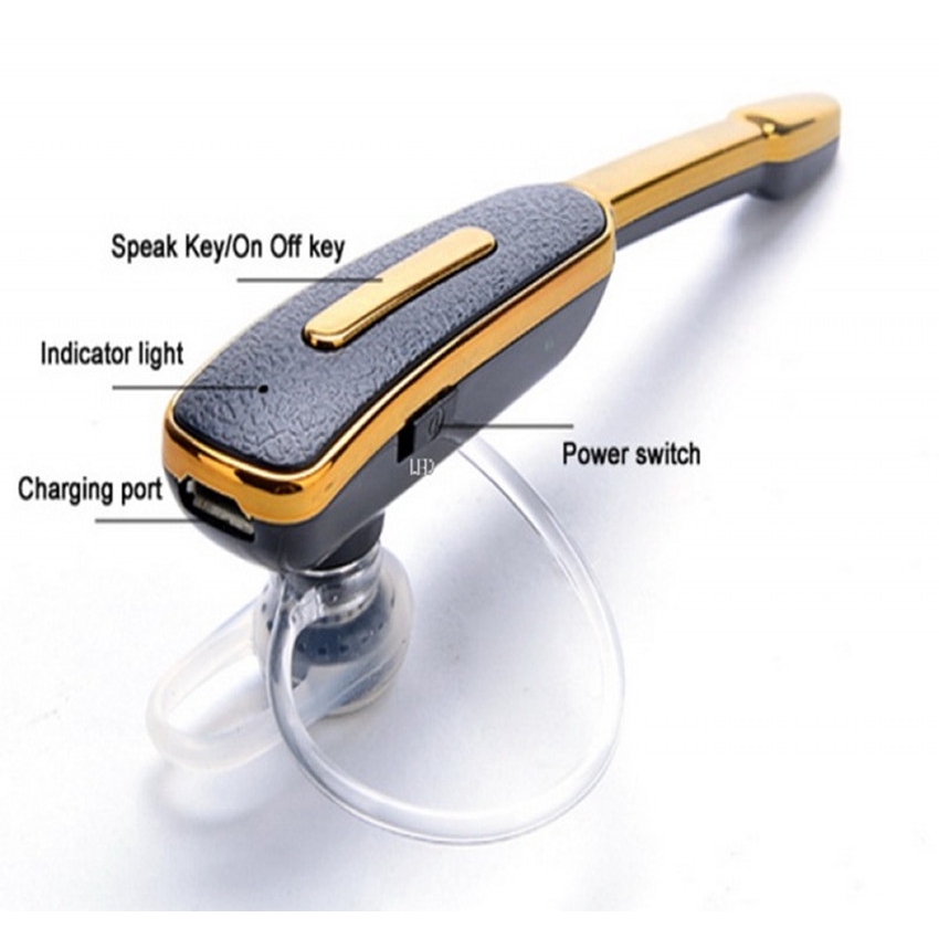 Tai nghe bluetooth không dây có thể sạc tiện dụng kèm theo phụ kiện