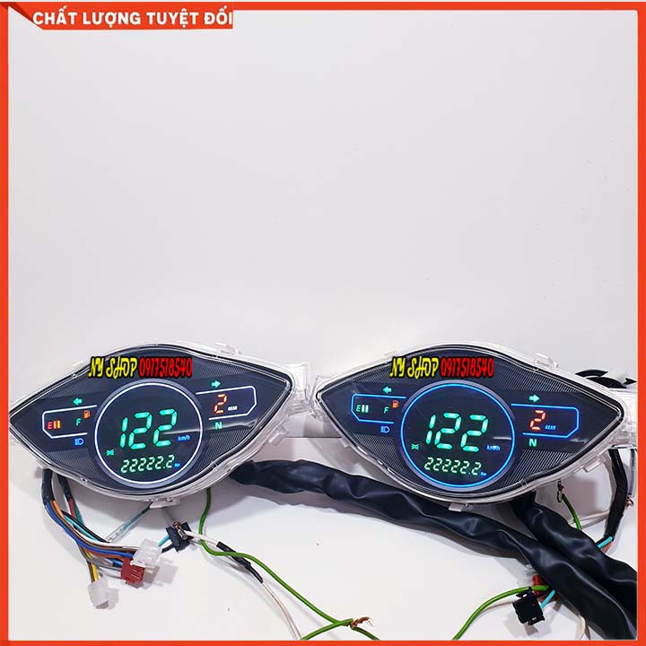 🏆 ĐỒNG HỒ ĐIỆN TỬ FULL LCD WAVE ALPHA , WAVE RS, WAVE 110 🏆 | Shopee ...