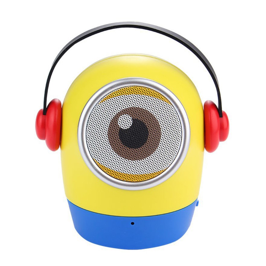 Loa bluetooth minion loa bluetooth mini hoạt hình thiếu nhi hỗ trợ thẻ nhớ AUX âm thanh bass