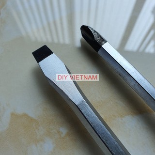 Tô Vít Đóng Nhật Bản 2 Cạnh và 4 Cạnh (chiều dài 150 – 200 - 250mm), đầu vít phi 6 và phi 8