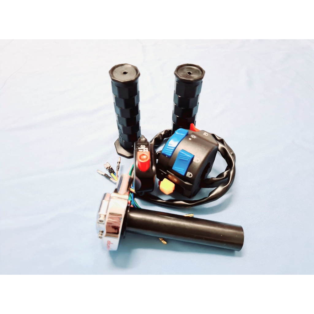 Combo Cùm FZ Trái Phải + Cùm Tăng Tốc domino + Bao Tay Daytona gắn mọi loại xe máy có phân loại màu