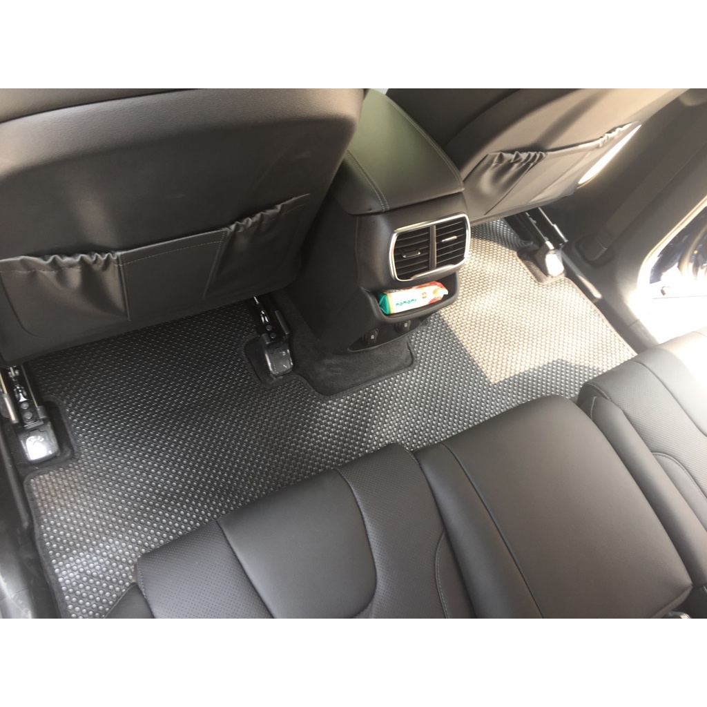 Thảm lót ô tô KATA cho xe Hyundai Santafe (2019-2020) - 7 chỗ - Khít với sàn, Chống trơn, Không mùi, Không ẩm mốc