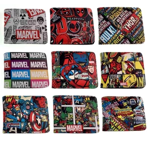 Ví bằng da PU phong cách siêu anh hùng Marvel cá tính