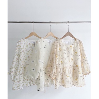 Áo hoa dáng babydoll Daisy top Ma Vie