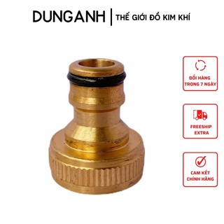 Đầu nối dây hút nước máy rửa xe bằng đồng - Kim Khí Dung Anh