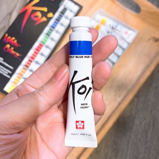 Bộ màu Nước SAKURA Koi 12 màu - Dạng tuýp 12ml - Transparent Color 🐻🌸🌸