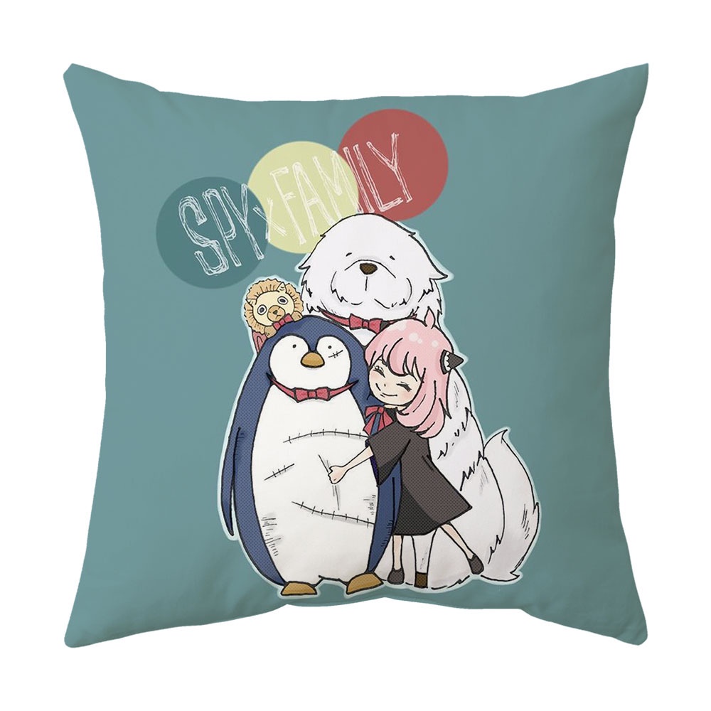 ST2 Anime SPY x FAMILY Ném Gối Lid Forger Yor Briar Anya Họa Tiết Gối Sofa Đệm Búp Bê Quà Tặng Cho Trẻ Em TS2