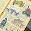 Sticker vintage dán trang trí hoa lá mùa thu đầy màu sắc HD238-K63 sáng tạo sổ tay album nhật ký Bullet Journal
