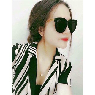 B55- KÍNH CHÂN VÀNG NAM/NỮ đen