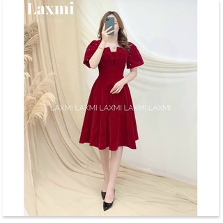 ĐẦM NỮ DỰ TIỆC UMI KIỂU DÁNG XÒE ,2 MÀU SANG CHẢNH,CHẤT LIỆU THOÁNG MÁT NAM LEE STORE