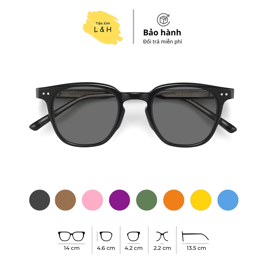 Kính Râm Chống UV GM Lutto Gọng Đen Dành Cho Nam Nữ [KHÔNG CẬN - CÓ CẬN ...