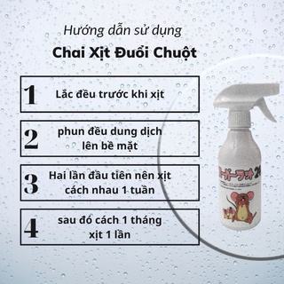 Chai xịt đuổi chuột SAMURAI CARE Hương Bạc Hà Cho xe hơi và mọi nơi Xua đuổi chuột hiệu quả,an toàn.