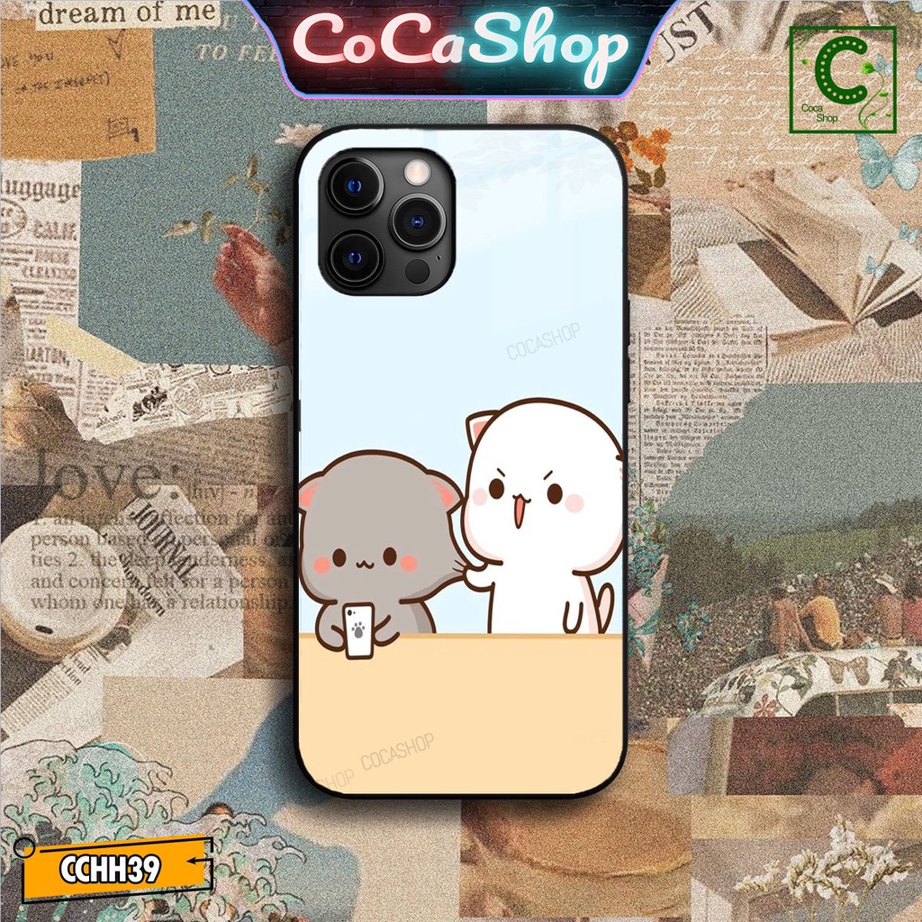 Ốp lưng iphone mặt kính in hình cực đẹp, siêu bền - Đôi bạn cùng tiến - 6/6plus/6s/6splus/7/7plus/8/8plus/x/.....