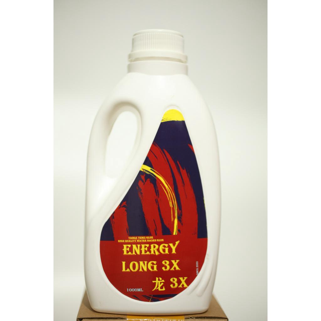 Keo dán mặt vợt Energy long 3x dung tích lớn kèm mút xốp và kẹp mút (sử dụng dán mặt vợt)