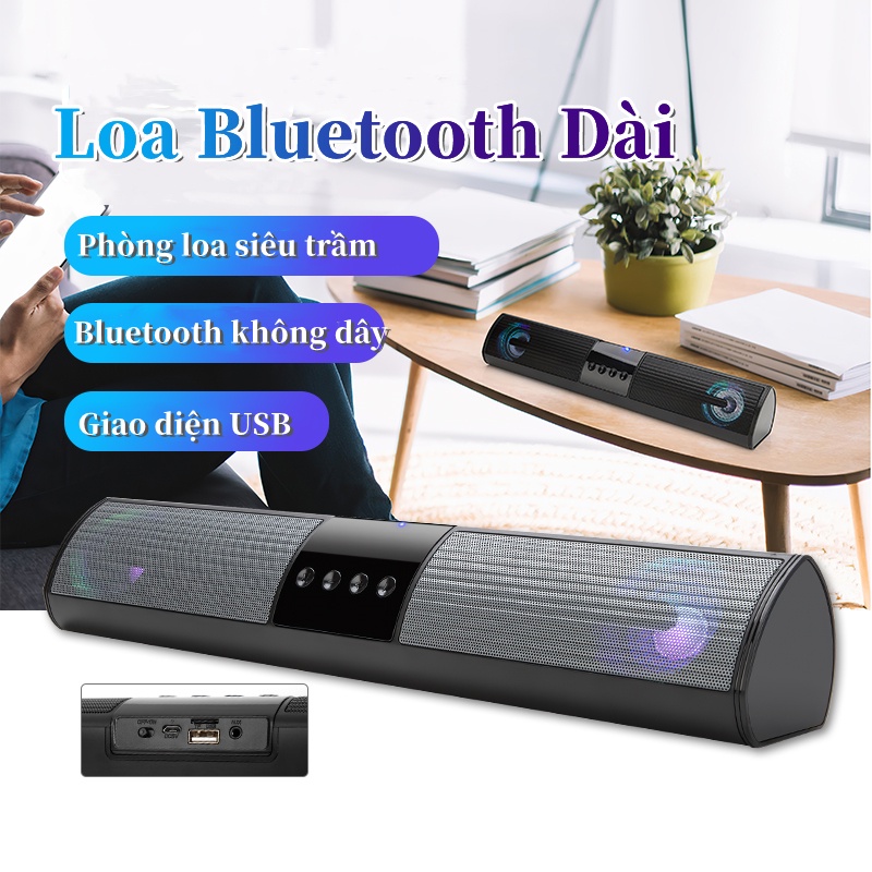 Loa Bluetooth A2 Loa không dây Loa kép âm bass mạnh treble rời hỗ trợ ...