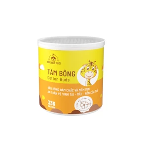 Tăm bông trẻ em của Bạch Tuyết (336 que/hộp) an toàn vệ sinh tai - mắt - rốn của trẻ