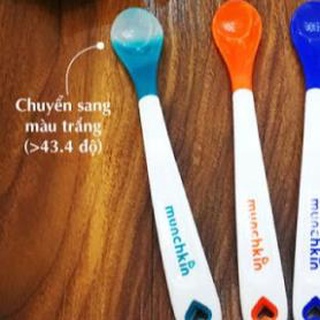 Thìa ăn dặm báo nóng Munchkin cho bé (giá bán lẻ 1 chiếc)