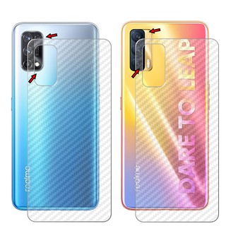 5 cái Realme 13 12 11 11 10 9 9i 8 7 7i 6 6i 6s 5 5i 5s 3 Pro Plus Q 4g 5g Mô hình sợi carbon Mờ lưng Phim dán phía sau Phim bảo vệ mềm