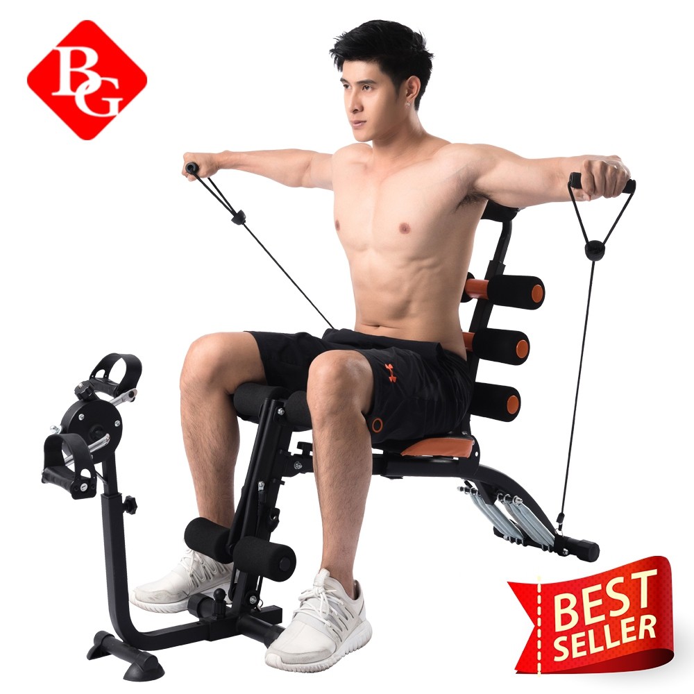 [Mã FAMALLT5 giảm 15% đơn từ 30k] BG Máy tập cơ bụng đa năng cao cấp siêu rẻ New Six Pack Care KM 2018