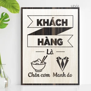 Tranh Treo Tường Handmade LEVU055 trang trí nhà hàng khách sạn