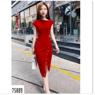 ĐẦM UMI ĐÍNH CƯỜM 2 MÀU XINH XẮN,HỌA TIẾT TRƠN NHƯNG KHÔNG KÉM PHẦN SANG TRỌNG NAM LEE STORE