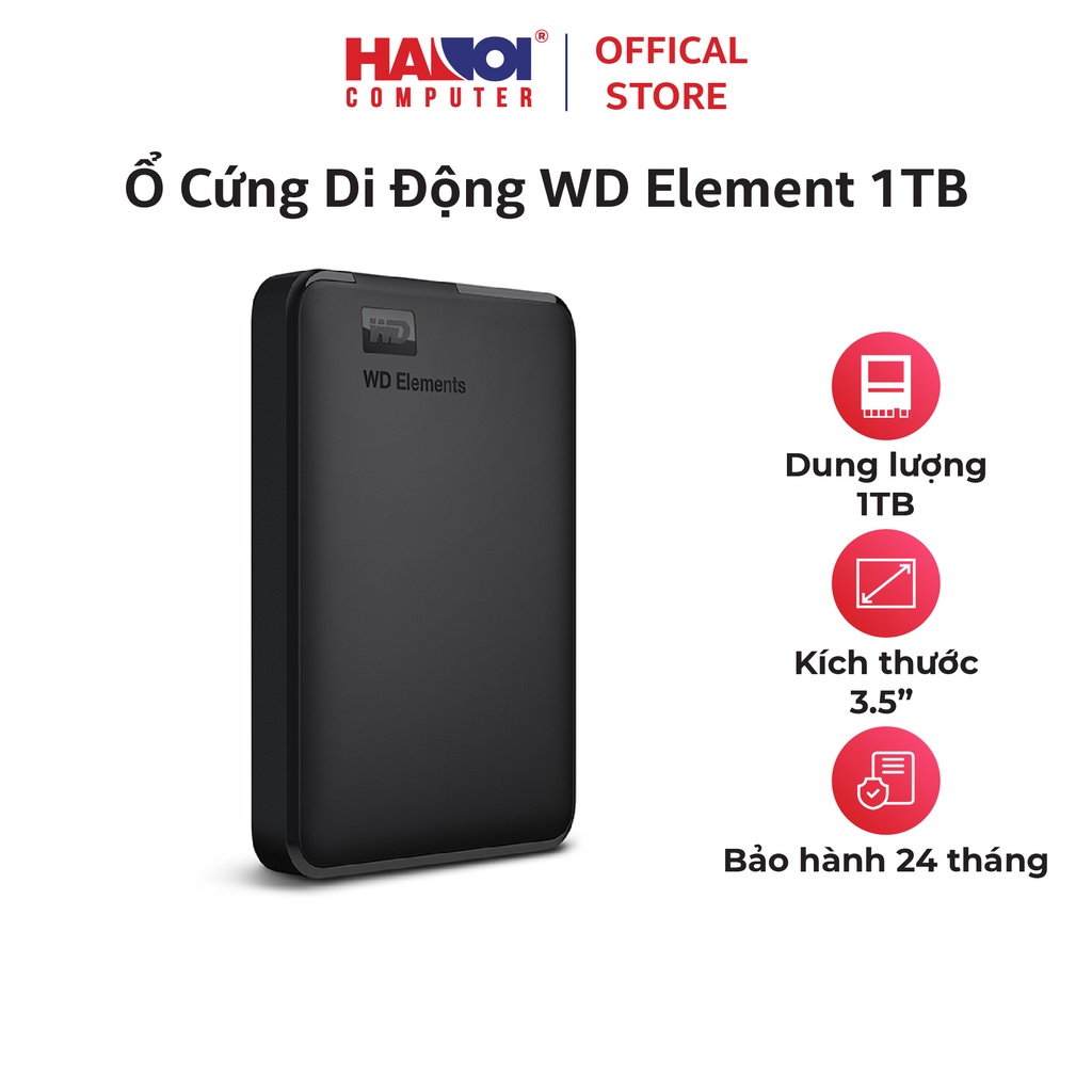 Ổ Cứng Di Động Wd Element 1tb2tb 25 Inch Usb 30 Hiệu Suất Cao Với Thiết Kế Trang Nhã Shopee 7340