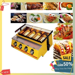 Bếp nướng bánh tráng ETON ET-K222 4 họng đốt nhiệt độ cao, không tạt lửa