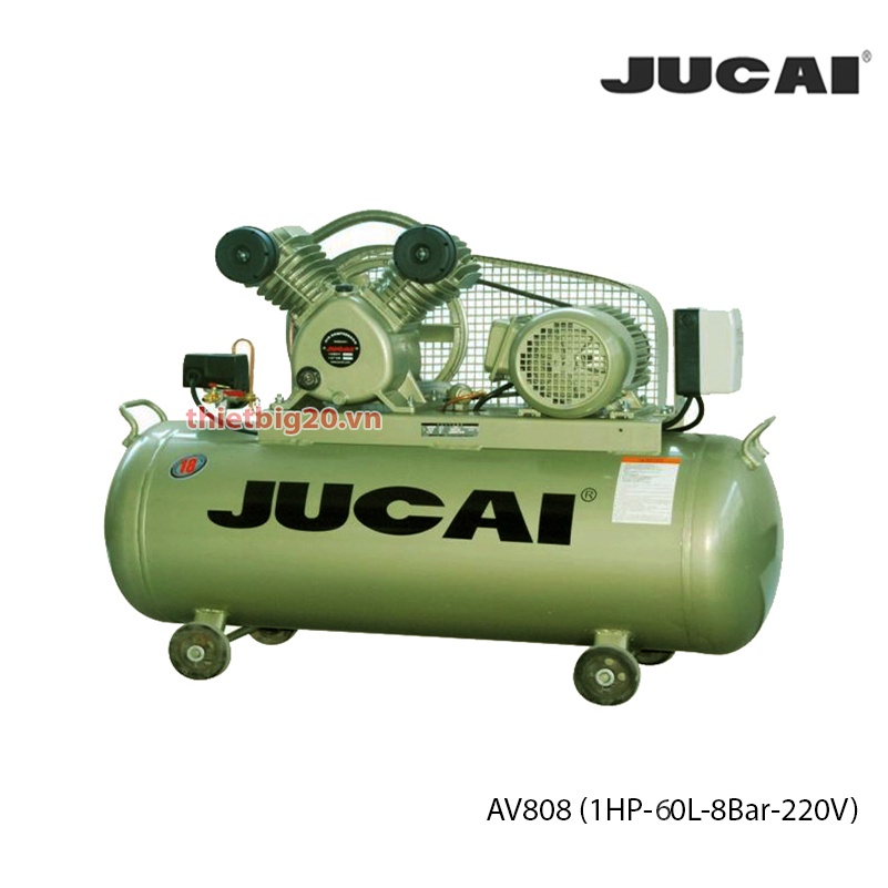 MÁY NÉN KHÍ 1 CẤP JUCAI AV808 - 1HP, 8 BAR, 60L, 220V | Shopee Việt Nam