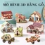 Đồ chơi lắp ráp mô hình 3D bằng gỗ